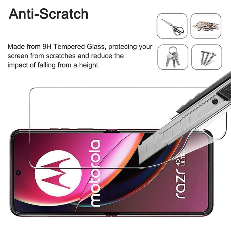 carinacoco 3 Pack Elastic Skin Screen Protector for Motorola Razr
