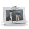 Satin Silver Graduation Two Tone 4x6 Photo Frame Gift