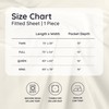 Bambaw 100% Viscose Derived from Bamboo Fitted Sheet Queen Size,