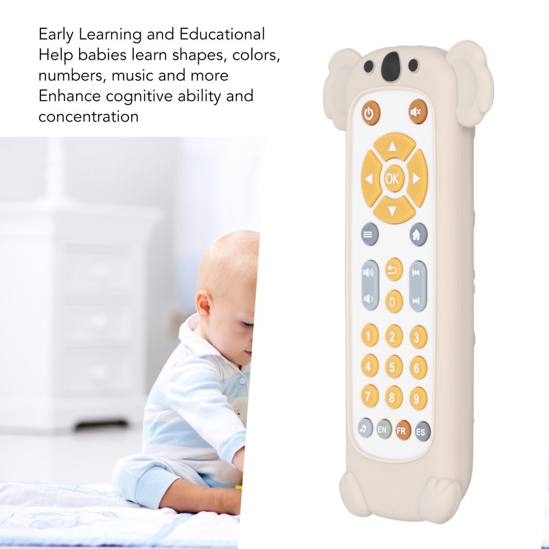 Baby Remote Control Toy Simulation Educational Musical Infant TV Remote