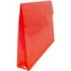 JAM PAPER Plastic Expansion Envelopes with Hook & Loop Closure