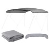 Bimini Top Fabric Replacement Canvas Canopy，4 Bow Bimini Top Cover