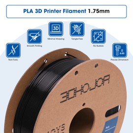 3DHoJor High Speed PLA Filament 1.75mm,3D Printer Filament,1kg Cardboard Spool (2.2lbs),Dimensional Accuracy +/- 0.03 mm,Odor Free, Clog Free, No Brittle Filaments, Fit Most 3D FDM Printer,Green
