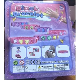 DOLIVE Girls Toys Bracelet Making Kit, 80+ Gem Beads, Makes 6 Diamond Bracelets, Gem Art for Kids 72 Months, Birthday Christmas Gifts for Girls Ages 6 7 8 9 10 Years Old