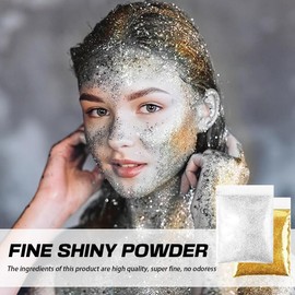 JEYORZY 100 g Glitter for Crafts, Christmas Crafts, Candles, Glitter Powder, for Nails, Face, Card Making, Crafts, Nail Art