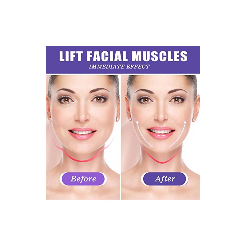 Bluemega Cinta Lifting Facial Estirar la Piel, 40 Pcs