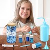 Snow Globe Tumbler Supplies Kit – 250ml Pink Squeeze Bottle,
