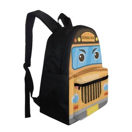 Hudotybom School Bus Backpack for School Boys 10-12 Book Bags for Kids with Lunchbox High Capacity Schoolbag Daypack for Kindergarten Elementary School