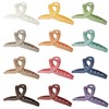6PCS Flower Hair Claw Clips Non-Slip Matte Flower Hair Clips