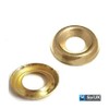 Screw Cup Washer No. 10 Electro Brass Plated Screw Surface