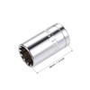 sourcing map 1/2-inch Drive E15 Universal Spline Socket Shallow 12