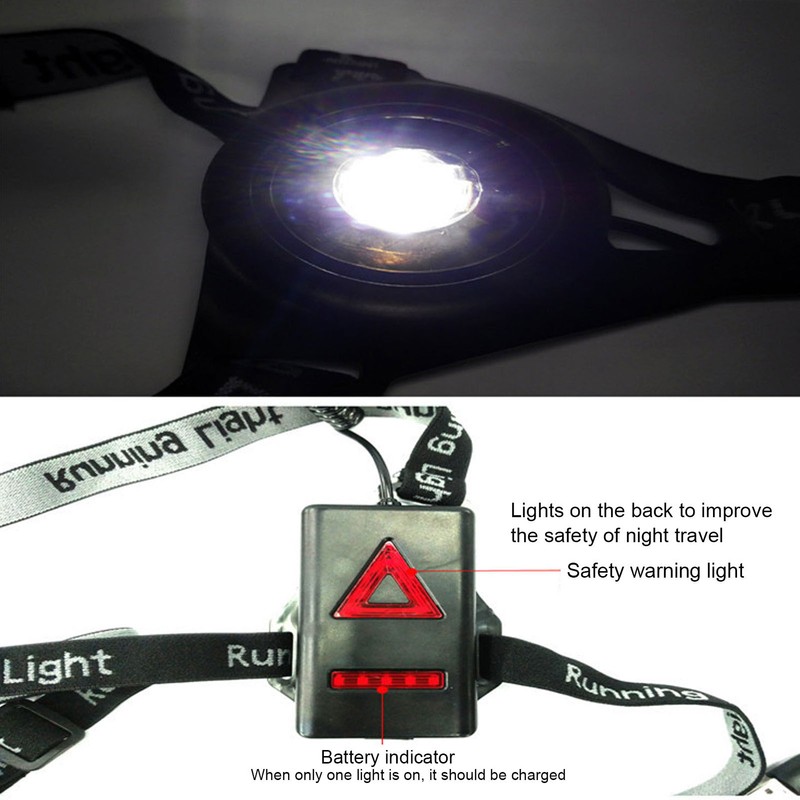 LED Night Running Light Waterproof Chest Lamp Safety Warning Light