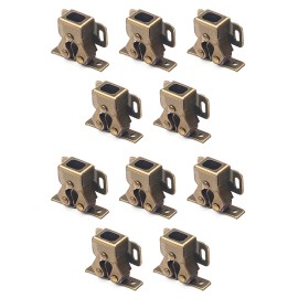 Unbranded 10Pcs Cabinet Catches Cupboard Stop Closer For Wardrobe Hardware Furniture zq