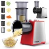5-In-1 Electric Cheese Grater,300W Salad Maker,Electric Grater for Block Cheese,Kitchen