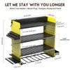 ZEAKOC Power Tool Organizer with Charging Station, 4 Layers Drill