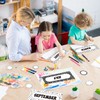 60 Pcs Monthly Headliners Painted Dots on White Months of