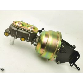 Rodspeedracing For 1974-1986 Jeep CJ power brake booster assembly 8" dual diaphragm New
