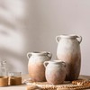 Ceramic Flower Vase 12 inch Farmhouse Rustic Vase Decorative Pottery