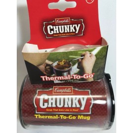 Evriholder Campbells Chunky Football Thermal To Go Mug 13.5 oz Soup That Eats Like A Meal