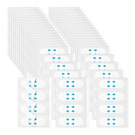 GGUFAY Pack of 80 Face Tape Face Lifting Tape Facelift Tape Face Tape Lifting Face Suitable for Tightening the Skin on the Face on the Neck and on Saggy Eyes (Transparent)