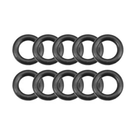 sourcing map Pack of 10 flanges disc nitrile rubber O-rings metric seal 12 mm outer diameter 7 mm inner diameter 2.5 mm wide