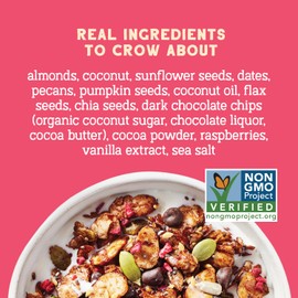 Seven Sundays Nut Granola Cereal, Day Dream Dark Chocolate Raspberry, 20 Oz Bag, Grain & Gluten Free, 4g Protein, 5g Net Carbs, Keto Friendly