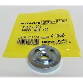 HiKOKI 333919 Foil Nut for 3.9 inches (100 mm) Disc Grinder with Brake G10VE and Other Compatible