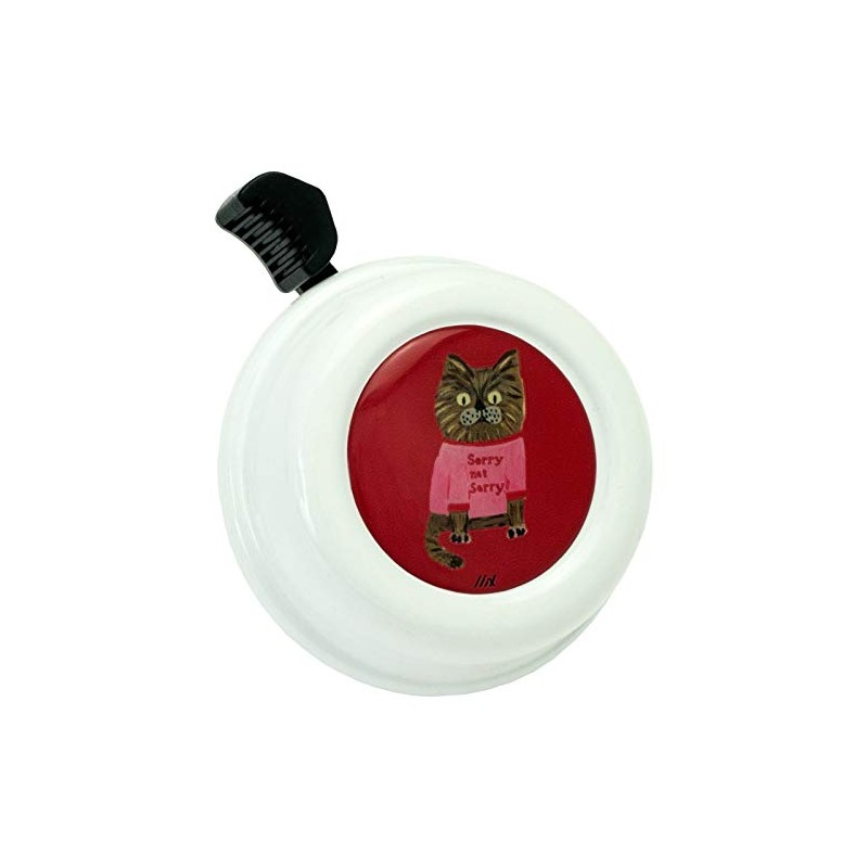 Liix Bicycle Bell Colour Bell, Sorry Not Sorry White, LiixBell