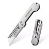 WORKPRO EDC Folding Utility Knife Mini Box Cutter with Quick