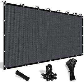 Shade&Beyond 90% Sun Shade Cloth with Grommets, 3' X 6' Pergola Shade Cover Canopy, Mesh Tarp Sun Screens for Patio, Outdoor, Garden, Backyard, Blue Gray