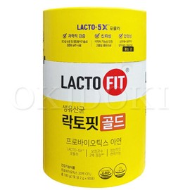 Lactopit Chong Kun Dang Lactopit Live Lactobacillus Gold 2g x 90 packs for intestinal health / 종근당 락토핏 생유산균 골드 2g x 90포 장건강