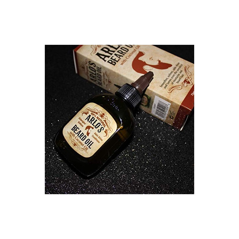 Arlo's Aceite para barba - Suave y brillante 2.5 onzas