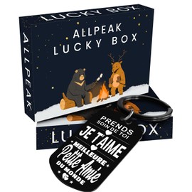 Allpeak Cadeau Pour Sa Copine Cadeau Noel - Porte Clef - FR, Blue black