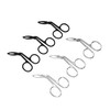TOVINANNA 6pcs Eyebrow Clamp Tool Stainless Steel Tweezers Tools for