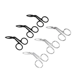 TOVINANNA 6pcs Eyebrow Clamp Tool Stainless Steel Tweezers Tools for Facial Hair Removal Compact Lightweight Includes and Steel Color Clips