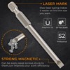 Hakkin 12PCS Screwdriver Bits Set S2 Steel Magnetic Screwdriver Bits