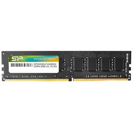 Silicon Power DDR4-2666 (PC4-21300) 8GB 288Pin 1.2V CL19 SP008GBLFU266B02 Desktop PC Memory