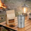 Titanium Water Cup 600ml, Ultralight Coffee Mug for Camping, Raw