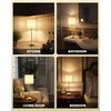 Cordless Table Lamp, 8000mAh Battery Operated Lamp with Stepless Dimming,