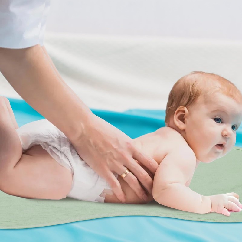 Hahafelt 3 Pcs Changing Pad Liners Fits in Peanut Shape