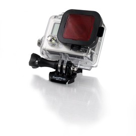 GOSCOPE GS006 Filtro Rojo para GoPro HERO3/3+/4 Resistente hasta 60 m