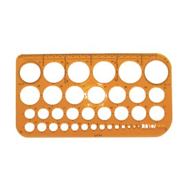 Stencil – Circles From 1 to 36 mm