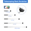 ONEEKK Portable Extendable Back Scratcher, 2 Pack Metal Telescoping Backscratchers