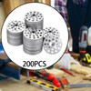 200 Pieces Foam Board Fasteners, Flat Joint Dowel Fasteners, Plate
