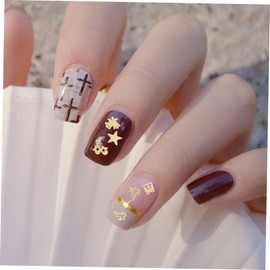 Healeved 3D Christmas Nail Sequins Manicure Glitter Flakes 4 Sets Decorative Sequins for Party