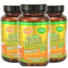 Youngevity Beyond Tangy Tangerine 2.0 Multi-Vitamin & Mineral Complex - Made with Natural & Whole Foods | 160,000 ORAC | 120 Tablets - 3-Pack