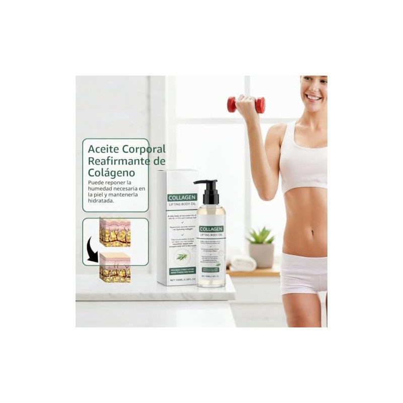Collagen Lifting Body Oil, Aceite Hidratante de Colágeno para el