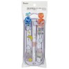 Skater TACC2AG-A Trio Set Chopsticks Spoon Fork Sinapushu Children's Antibacterial