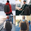 WENIG Anti-Theft Travel Laptop Backpack with USB Charging Port Lock,Water