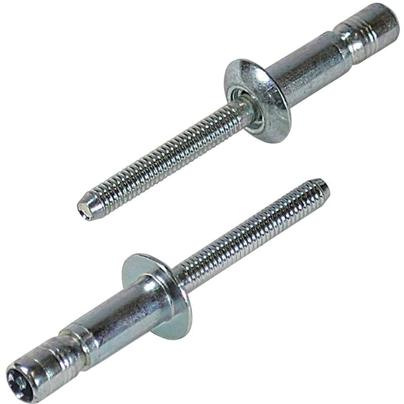 LOBTEX SNS64095MP S-Bolt Round Head Eco Pack Steel/Steel (Pack of